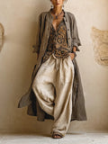 Isla - Three-Piece Linen Set for Women
