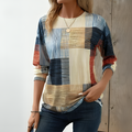 Vanessa™  Colourful Patchwork T-shirt