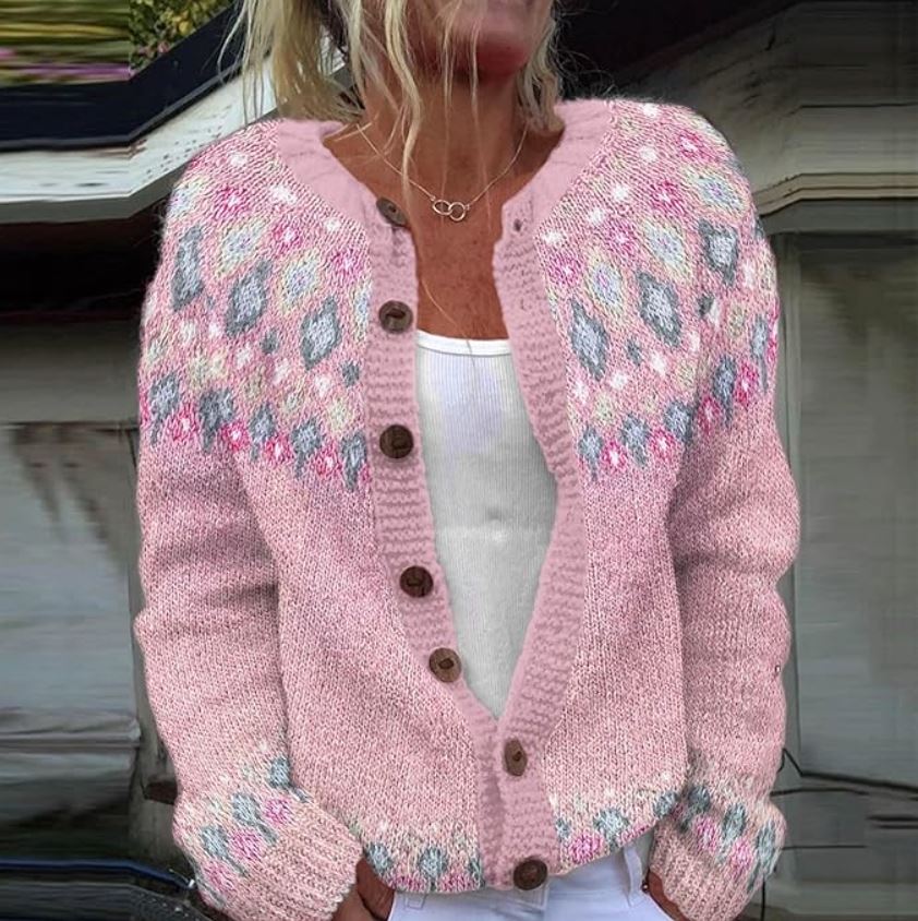 Milana™ Printed Loose Cardigan
