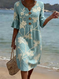 Women's Casual Floral Print Dress